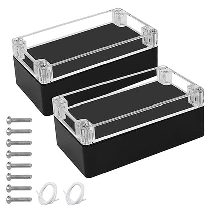 LeMotech Junction Box with Clear Cover IP65 Waterproof Project Box Dustproof by LeMotech
