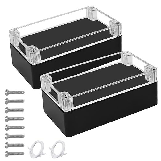 LeMotech Junction Box with Clear Cover IP65 Waterproof Project Box Dustproof by LeMotech