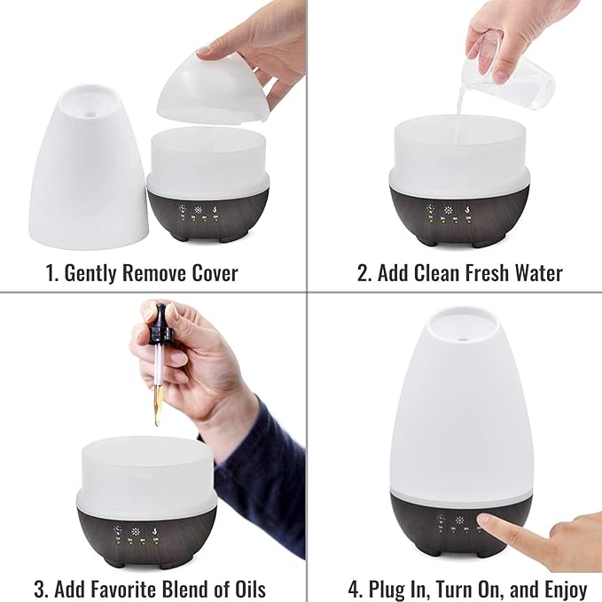 HealthSmart 500ML Essential Oil Diffuser - Image 5