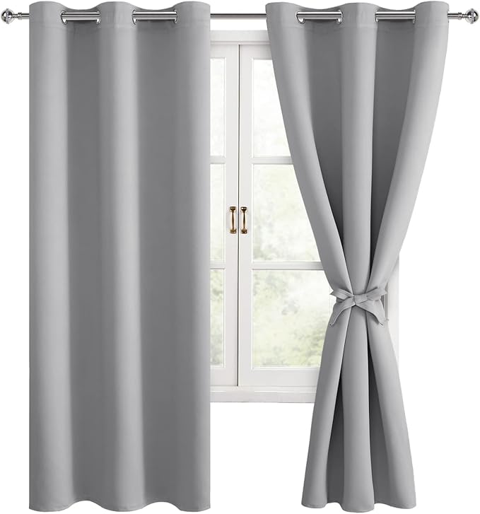 Hiasan Blackout Curtains for Bedroom, 38 x 63 Inches Length by Hiasan