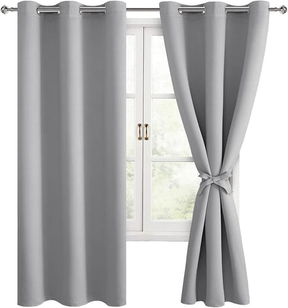 Hiasan Blackout Curtains for Bedroom, 38 x 63 Inches Length by Hiasan