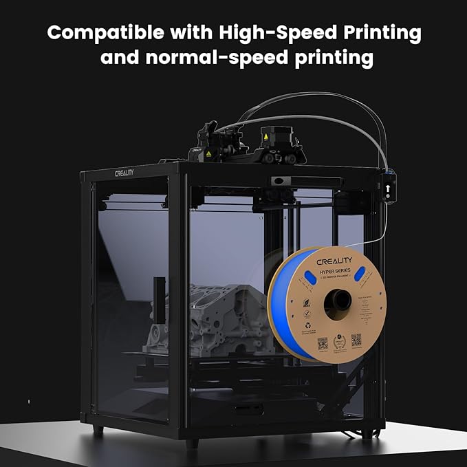 Creality Hyper 3D Printer PLA Blue Filament High Speed Printing 1.75mm 2.2lbs - Image 3