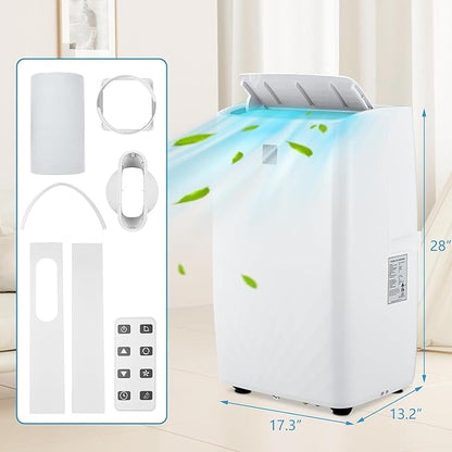 14, 000 BTU Portable AC Unit– 4-in-1 Portable Air Conditioner - Image 4