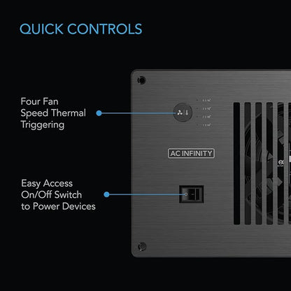 AC Infinity AIRPLATE P7, Quiet Cooling Cabinet Fan System - Image 3