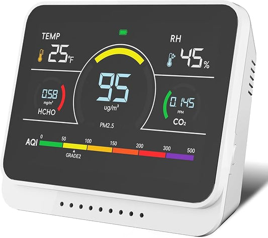 13 in 1 Air Quality Monitor Indoor, by Xoopon