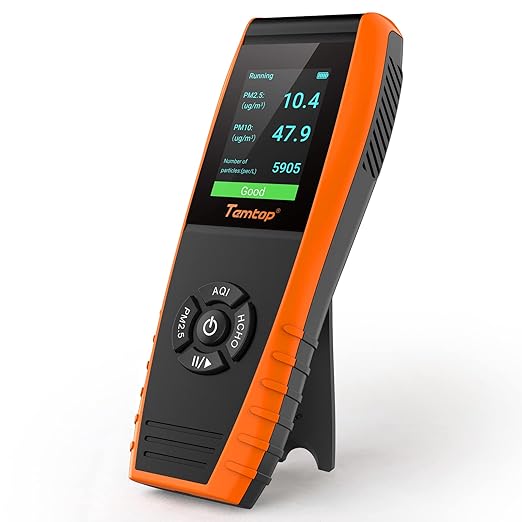 Temtop Air Quality Monitor PM2.5 PM10 Particle Counter, Formaldehyde, by Temtop