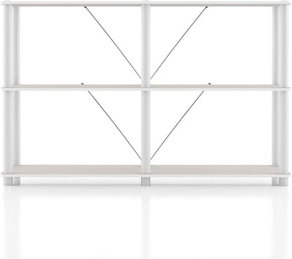 Homes: Inside + Out Apexa Modern 3-Tier Extra Wide Shelving Units, Collectibles - Image 11