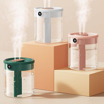2L Double Nozzle Air Humidifier, Bedroom Humidifier - Image 4