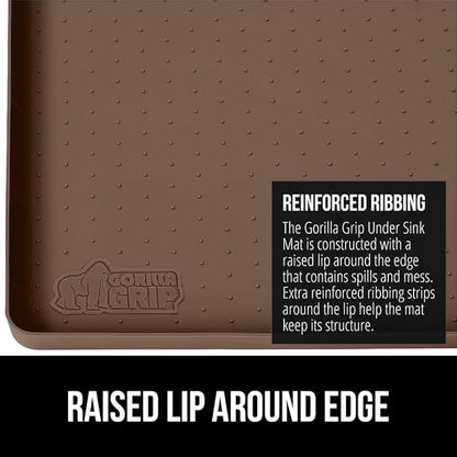 GORILLA GRIP Waterproof Silicone Under Sink Mat - Image 5