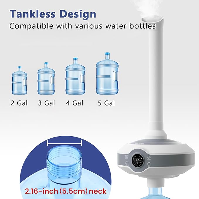 Humidifier Large Room 1000 sq.ft. Whole house & Commercial Humidifier 800ml/h - Image 3