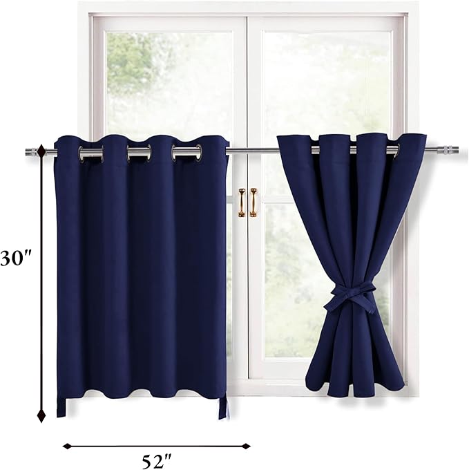 Hiasan RV Blackout Curtains for Bedroom, 52 x 30 Inches Long - Image 6
