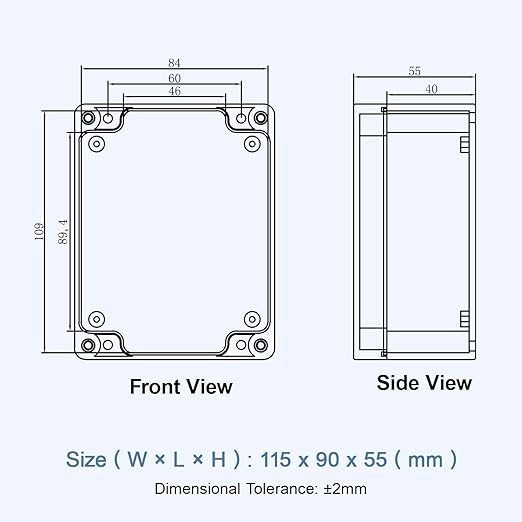 LeMotech Junction Box with Clear Cover IP65 Waterproof Project Box Dustproof - Image 8
