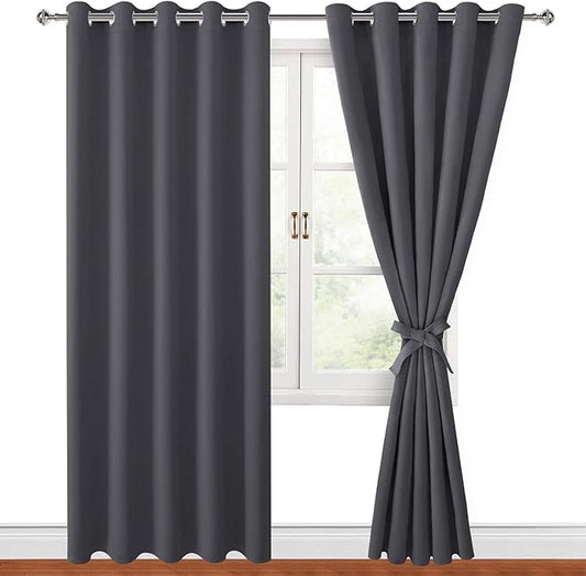 Hiasan Blackout Curtains for Bedroom, 60 x 84 Inches Long by Hiasan