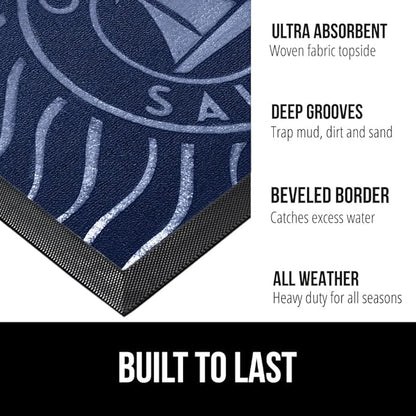 GORILLA GRIP 100% Waterproof All-Season WeatherMax Doormat US Designed Natural - Image 2