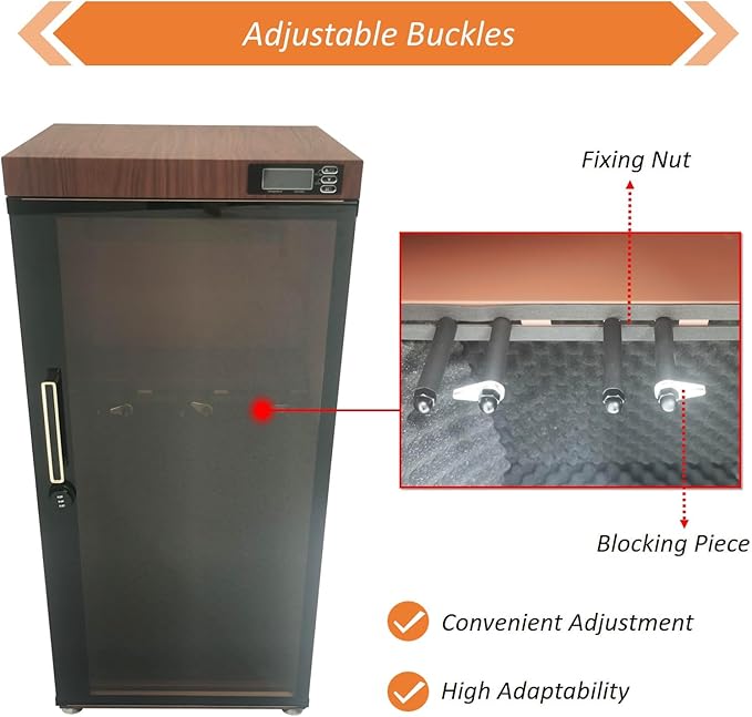Musical Instrument Dehumidifying Dry Cabinet Box Bass Violin Display Case - Image 7