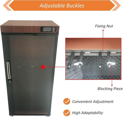 Musical Instrument Dehumidifying Dry Cabinet Box Bass Violin Display Case - Image 7