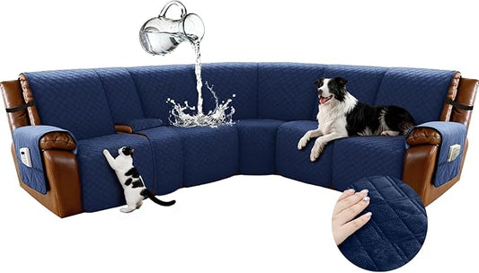 Arfntevss Waterproof Recliner Sectional Couch Covers by Arfntevss