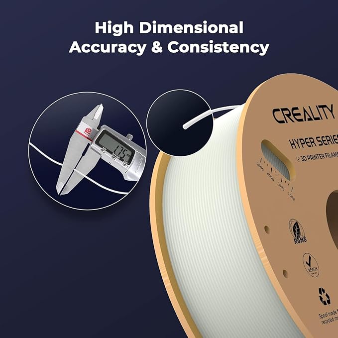 Creality Hyper PLA Filament 1.75mm, High-Speed 3D Printing Filament Up to - Image 4