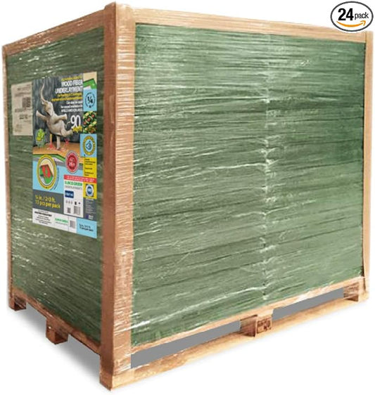 Wood Fiber Flooring Underlayment, 6mm Thickness by STEICO