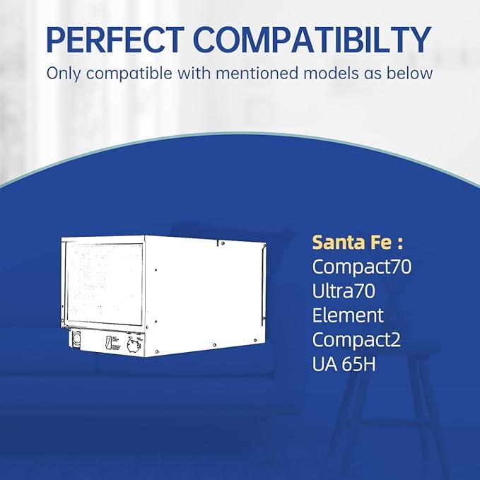 9 x 11 x 1 Dehumidifier Filter MERV 13 Compatible - Image 2