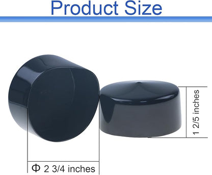 Acocony 2 3/4 Inch Rubber Cap Round 2.75 Inch Rubber End Caps PVC Flexible - Image 2
