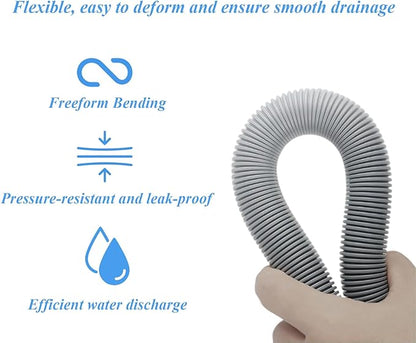 6.5ft Washing Machine Drain Hose Extension Kit - Image 6
