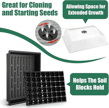 5-Pack No Drip Seed Starter Trays - Image 8