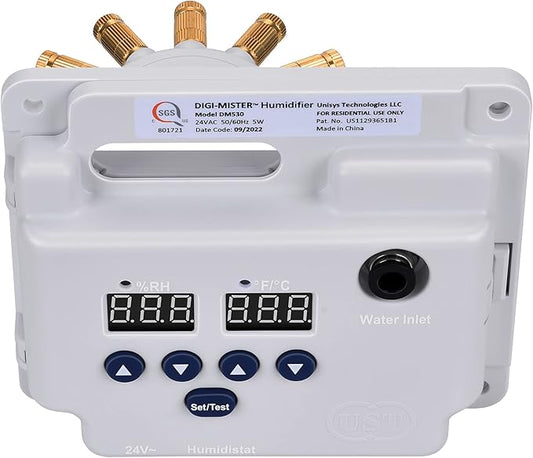 Evaporative Duct Mount Whole House Furnace Humidifier, Atomizing Cool Mist by Unknown