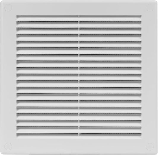 10" x 10" Square Air Vent Cover – White Plastic Vent Deflector by Unknown