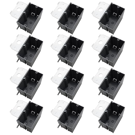 MAKERELE Single Gang Adjustable Junction Box Plastic, 21 Cubic Inches by MAKERELE