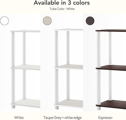 Homes: Inside + Out Apexa Modern 3-Tier Wide Shelving Units, Collectibles - Image 4