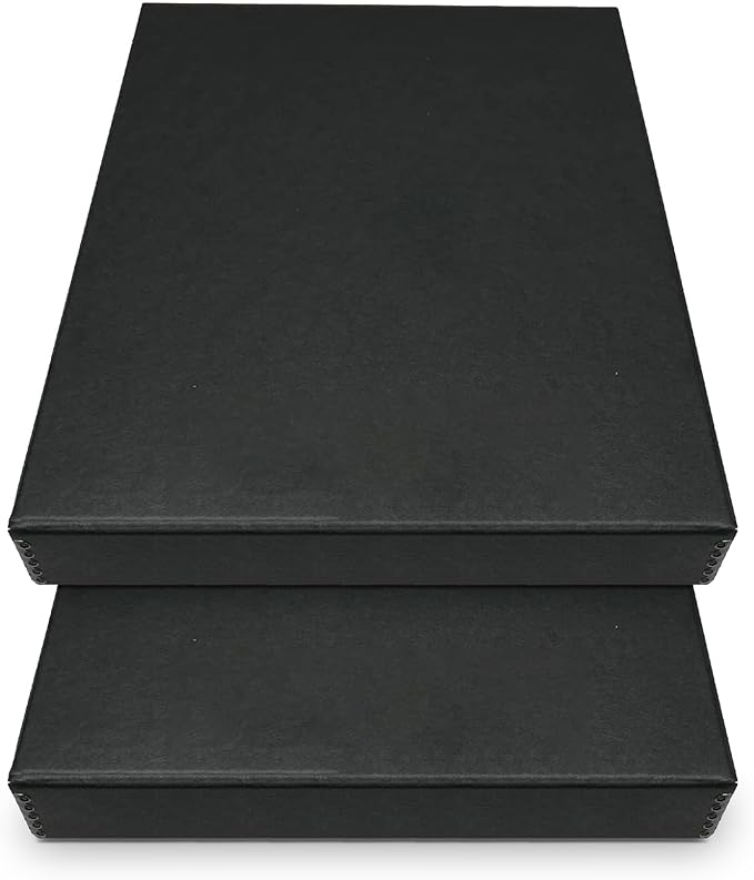 Golden State Art, Archival Folio Storage Box 11x14, Clamshell Design by GoldenStateArt