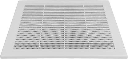 10-Pack 12" x 12" Square Air Vent Cover – White Plastic Vent Deflector - Image 8