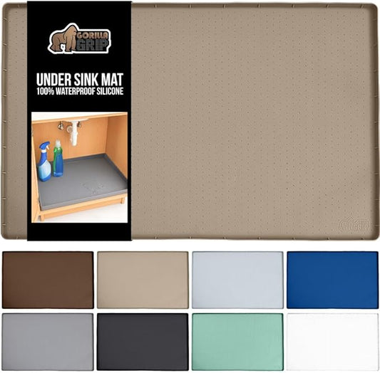 GORILLA GRIP Waterproof Silicone Under Sink Mat by GorillaGrip