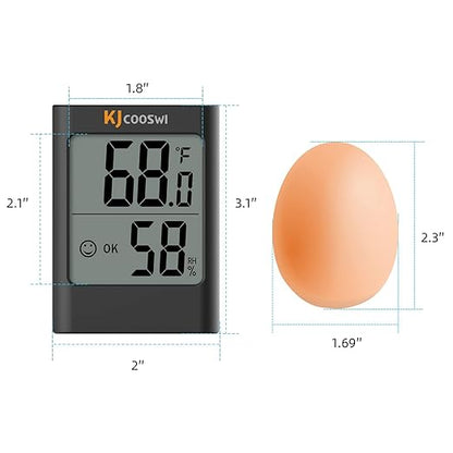 Humidity Gauge, 2 Pack Indoor Thermometer - Image 2