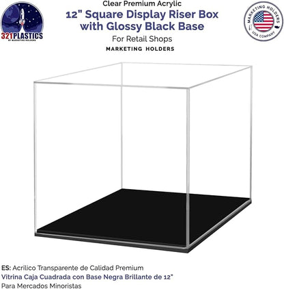 Marketing Holders 12" x 12" Clear Acrylic Display Box - Image 3