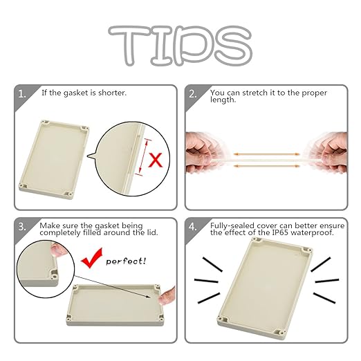 LeMotech Waterproof Dustproof IP65 ABS Plastic Junction Box Universal Electric - Image 6