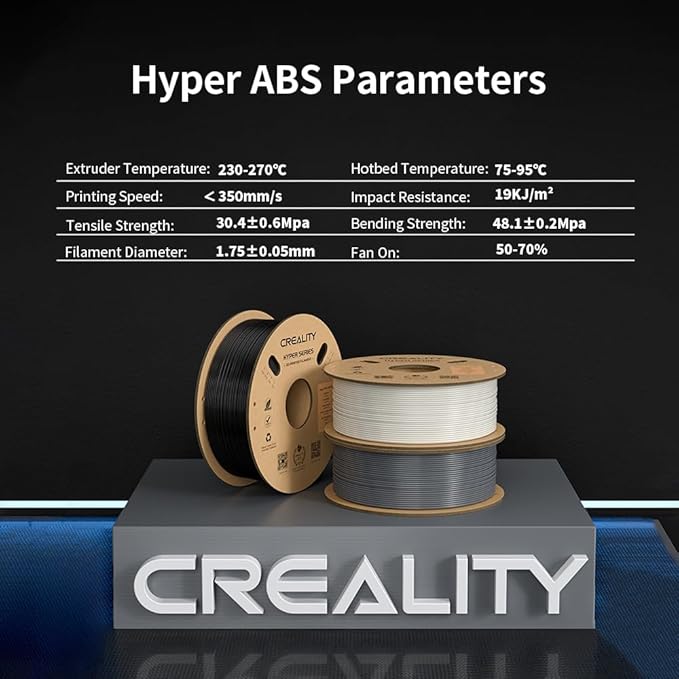Creality Hyper ABS Filament for K1/K1 Max/K2/K2 Plus, Official 3D Printer - Image 6