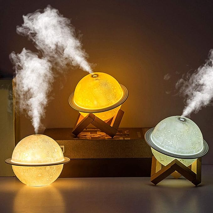Moon Lamp Humidifier, 2 in 1 Moon Night Light & Humidifiers - Image 5