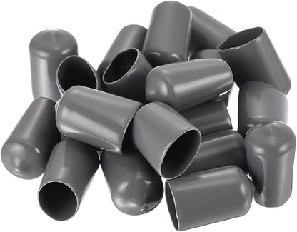uxcell 20pcs Rubber End Caps 13mm ID Vinyl PVC Round Tube Bolt Cap Cover Screw - Image 4