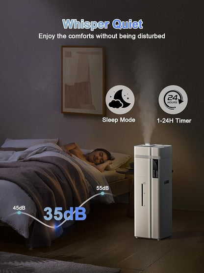 13L/3.4Gal Humidifiers for Bedroom, Ultrasonic Warm & Cool Mist Humidifier - Image 6