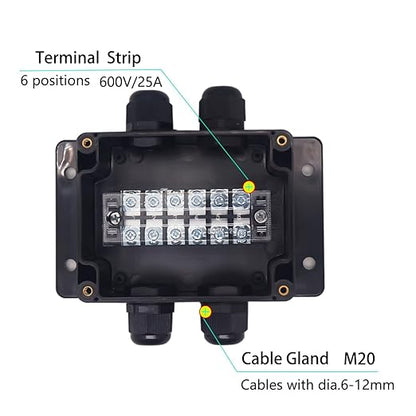 Watertight Junction Box, IP67 Waterproof Electrical Project Box - Image 2