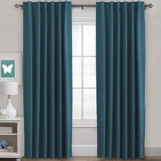 H.VERSAILTEX Blackout Curtains Thermal Insulated Window Treatment Panels Room by HVERSAILTEX