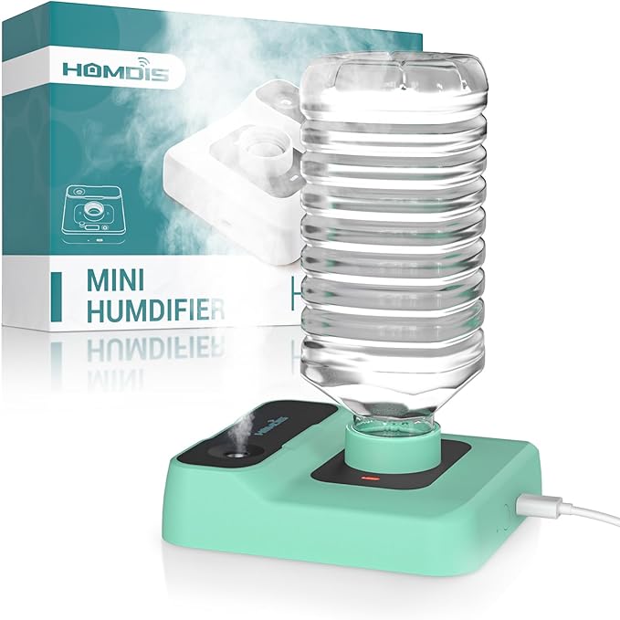Portable Humidifiers for Travel, Small Mini Humidifier by HOMDIS