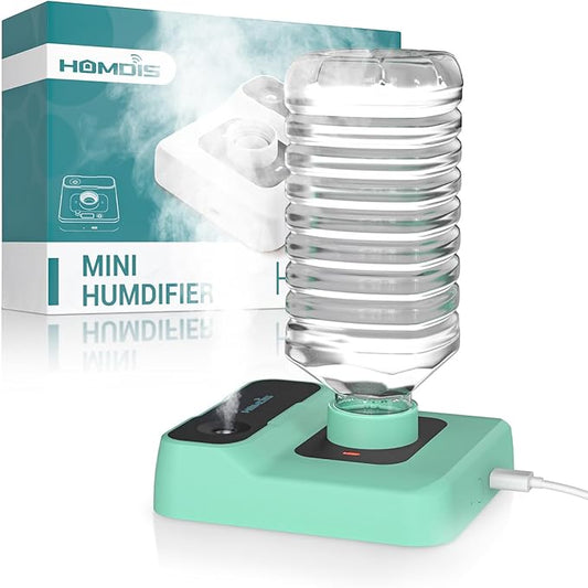 Portable Humidifiers for Travel, Small Mini Humidifier by HOMDIS