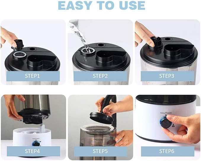 EKDJKK 4L Reptile Humidifier Fogger, Large Size High Pressure Silent Reptile - Image 5