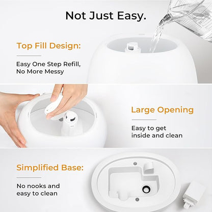 BOXING Top Fill Humidifiers for Bedroom Baby - Image 7