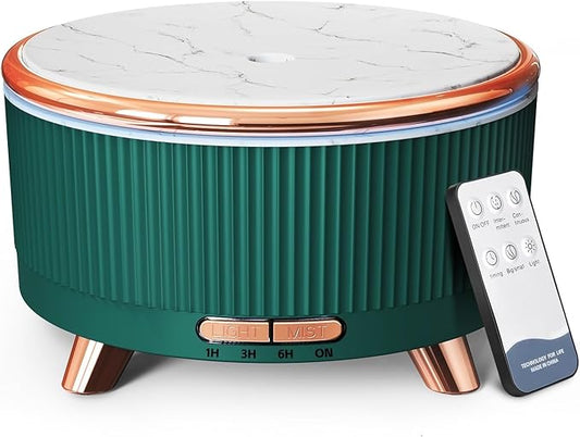 500ML Essential Oil Diffuser: Ultrasonic Aroma Diffuser by YOUENKITY