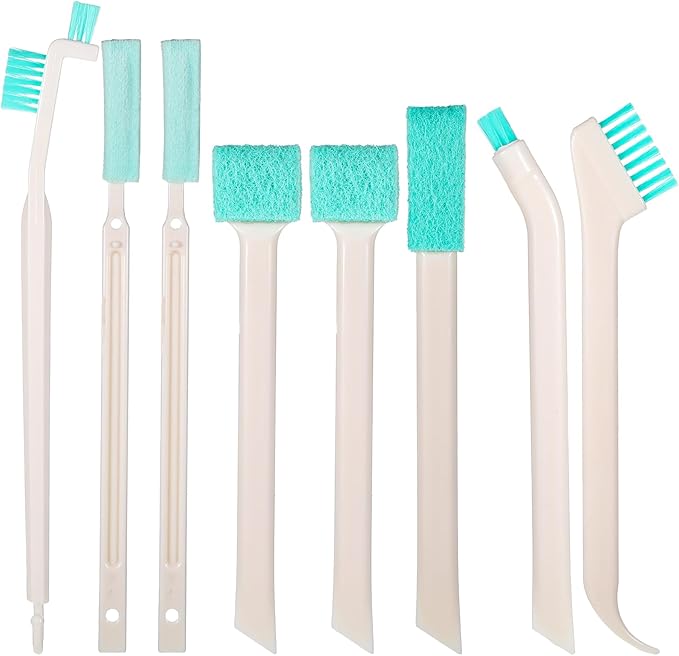 8 Pcs Small Cleaning Brushes for Tight Spaces by Unknown