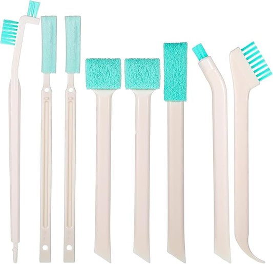 8 Pcs Small Cleaning Brushes for Tight Spaces by Unknown